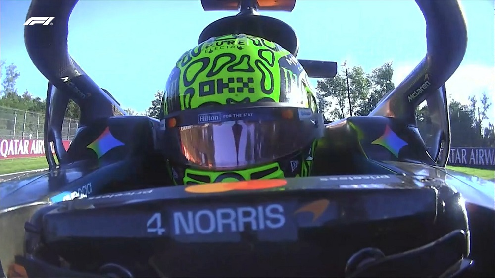 Norris desbanca a Ferrari e lidera o segundo treino livre do GP da Itália de F-1; Bortoleto é nono