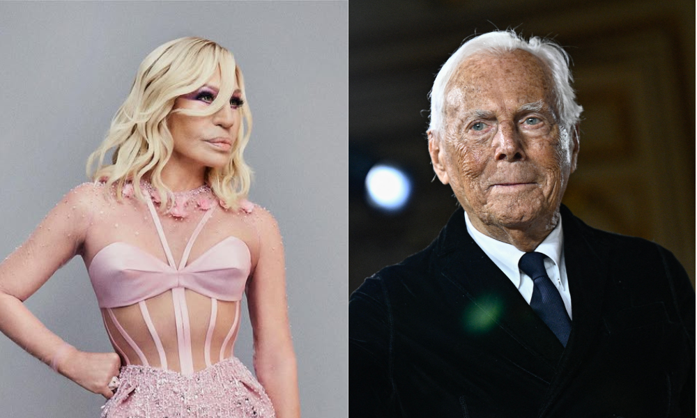 ‘Mundo perdeu um gigante’, lamenta Donatella Versace após morte de Giorgio Armani