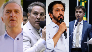 Renato Bolsonaro, Coronel Zucco (PL-RS), Ricardo Nunes (MDB) e Nikolas Ferreira (PL-MG) / (Montagem) 