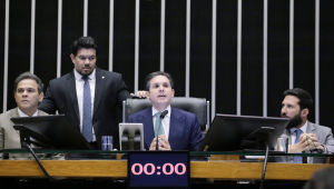 Discussão e votação de propostas. Presidente da Câmara dos Deputados, Hugo Motta (REPUBLICANOS - PB)