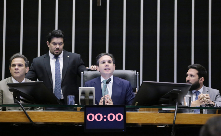 Discussão e votação de propostas. Presidente da Câmara dos Deputados, Hugo Motta (REPUBLICANOS - PB)