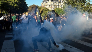 manifestações na frança