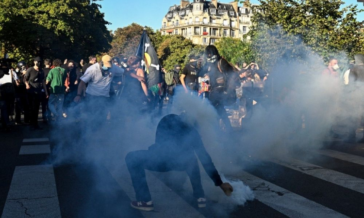 manifestações na frança