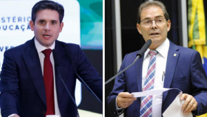 Hugo Motta, presidente da Câmara dos Deputados, e Paulinho da Força, deputado e presidente do Solidariedade