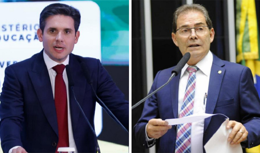 Hugo Motta, presidente da Câmara dos Deputados, e Paulinho da Força, deputado e presidente do Solidariedade