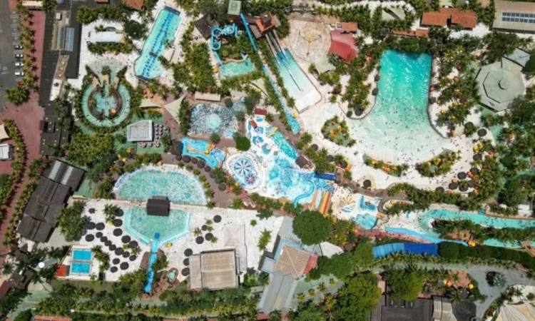 parque aquático Thermas dos Laranjais