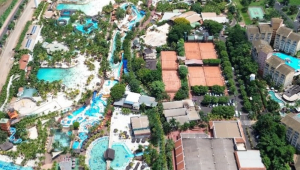 O parque Aquático Thermas dos Laranjais, na cidade de Olímpia