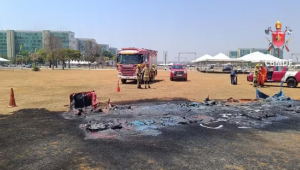 Incendio na Esplanada