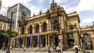 Fachada do Theatro Municipal de São Paulo