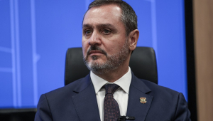 O diretor geral da PF, Andrei Rodrigues, durante entrevista para falar sobre os casos de bebidas alcoólicas adulteradas com metanol