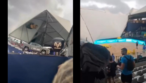 desabanmento arquibancada