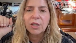 A deputada Luizianne Lins está entre os brasileiros que embarcaram na flotilha que tinha Gaza como destino