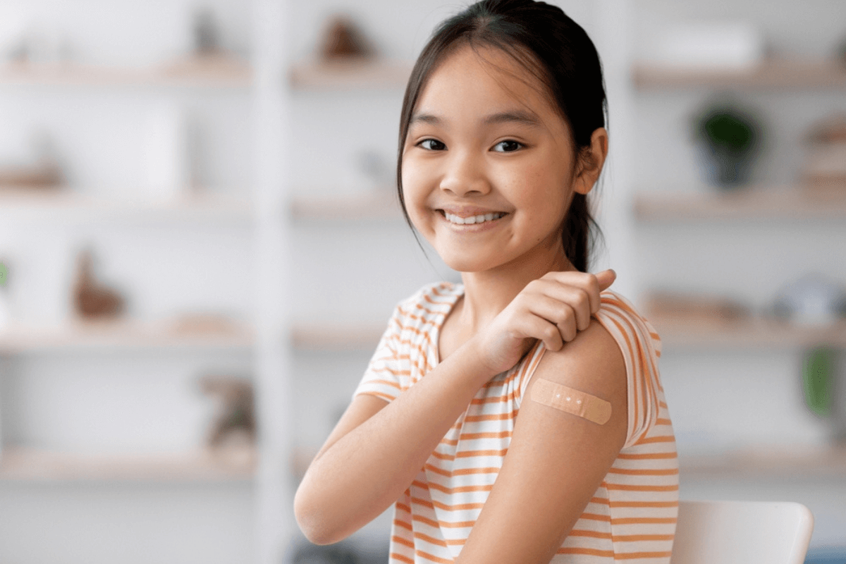 Manter a vacinação das crianças em dia ajuda a prevenir a meningite 