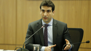 Galípolo - BC divulga o Relatório de Política Monetária. Presidente do Banco Central do Brasil, Gabriel Galípolo, durante a apresentação. Foto: Raphael Ribeiro/BC