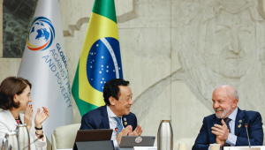 Reunião do Conselho de Campeões (“Board of Champions”) da Aliança Global contra a Fome e a Pobreza Presidente da República, Luiz Inácio Lula da Silva, durante reunião do Conselho de Campeões (“Board of Champions”) da Aliança Global contra a Fome e a Pobreza. Sede da FAO, Roma - Itália. Foto: Ricardo Stuckert / PR