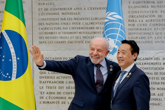 Reunião do Conselho de Campeões (“Board of Champions”) da Aliança Global contra a Fome e a Pobreza Presidente da República, Luiz Inácio Lula da Silva, durante reunião do Conselho de Campeões (“Board of Champions”) da Aliança Global contra a Fome e a Pobreza. Sede da FAO, Roma - Itália. Foto: Ricardo Stuckert / PR