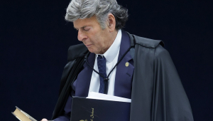 Ministro Luiz Fux no julgamento da