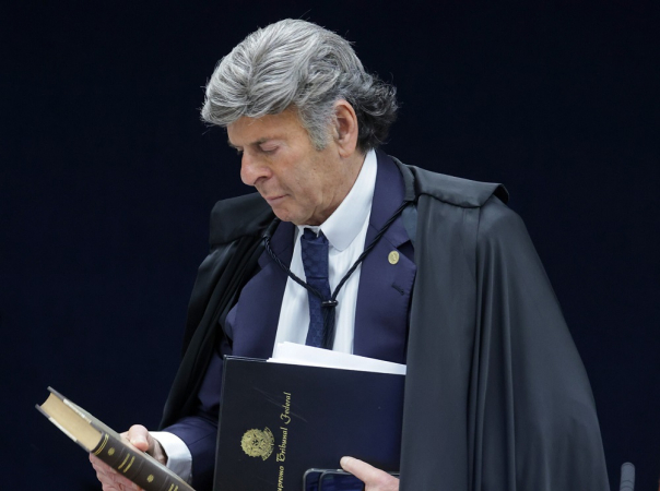 Ministro Luiz Fux no julgamento da