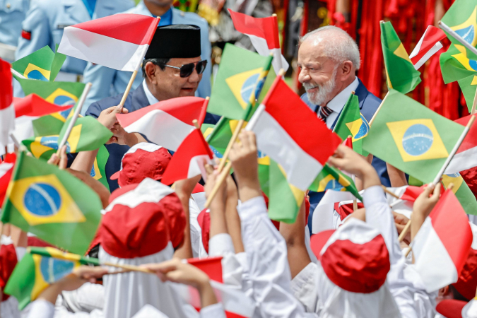 Cerimônia oficial de chegada ao Palácio Merdeka Presidente da República, Luiz Inácio Lula da Silva, durante cerimônia oficial de chegada ao Palácio Merdeka. Palácio Merdeka – Jacarta (Indonésia) Foto: Ricardo Stuckert / PR