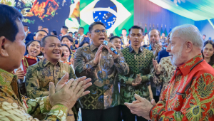 Celebração do aniversário do Presidente da República, Luiz Inácio Lula da Silva e do Presidente da República da Indonésia, Prabowo Subianto