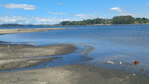 Vista da Represa Guarapiranga, na zona sul de São Paulo, que também abrange partes dos municípios de Itapecerica da Serra e Embu-Guaçu