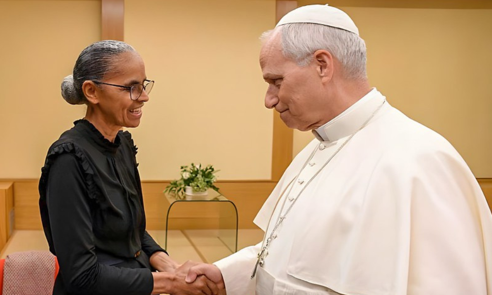 Marina Silva convida papa Leão XIV para a COP 30 em Belém