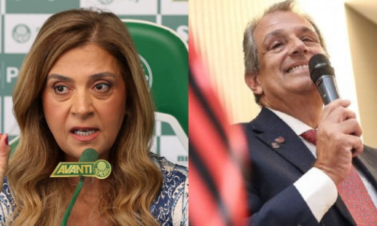 Leila Pereira, presidente do Palmeiras, rebate acusações de Luiz Eduardo Baptista, o Bap, mandatário do Flamengo