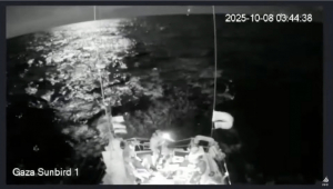 Veleros assaltados por Israel. Os novos barcos da Flotilha da Liberdade-Mil Madleens, que navegaram para Gaza com o objetivo de romper o bloqueio de Israel, foram interceptados estes milhões em águas internacionais por Israel e seu alcance de 140 participantes foram detidos, confirmaram a campanha Rumbo em Gaza. EFE/ Campanha de Rumbo a Gaza da Flotilha da Liberdade-Mil Madleens // SOLO USO EDITORIAL/SOLO DISPONIBLE PARA ILUSTRAR LA NOTICIA QUE ACOMPAÑA (CRÉDITO OBLIGATORIO)