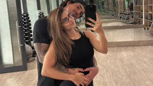 Gabriel Medina e Isabella Alencar; casal assumiu namoro em agosto de 2025 Foto: @gabrielmedina via Instagram