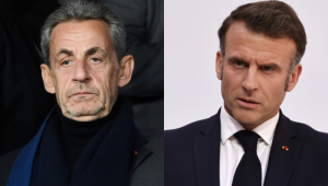 Macron recebe Sarkozy antes de ex-presidente francês ir para a prisão Paris, França