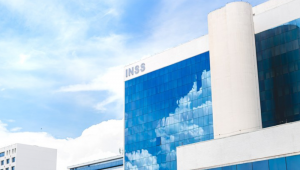 Fachada do bloco central INSS