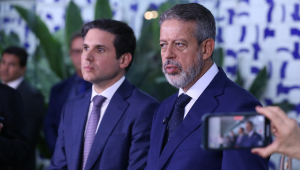 Coletiva de imprensa. Presidente da Câmara dos Deputados, Hugo Motta (REPUBLICANOS - PB) e Dep. Arthur Lira (PP - AL)