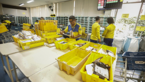 Unidade de distribuição dos Correios em Brasília