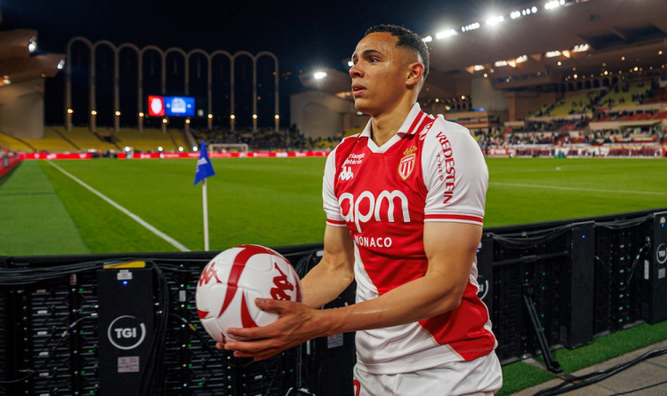 O lateral-direito Vanderson, do Monaco