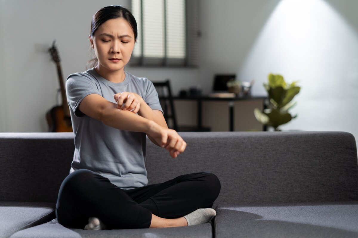 A urticária pode ser causada por diferentes fatores 