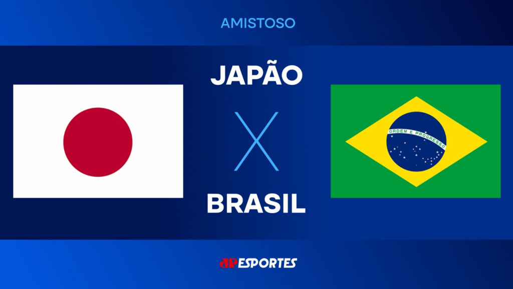 Japão x Brasil: confira a transmissão da Jovem Pan ao vivo