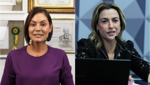 Michelle Bolsonaro e Soraya Tronick