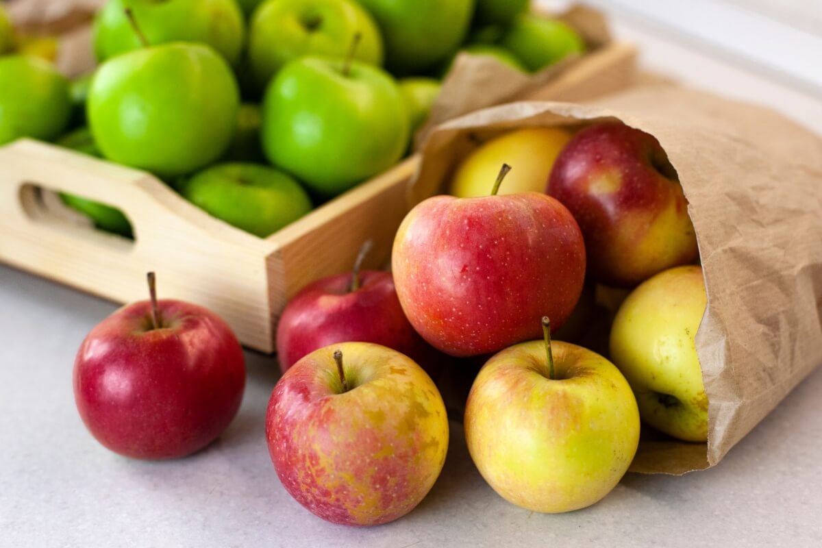Cada tipo de maçã pode ser apreciado de uma maneira 