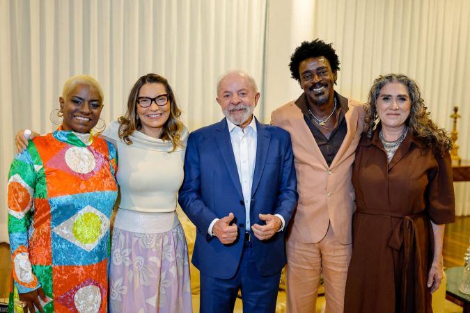 Presidente da República, Luiz Inácio Lula da Silva, durante sessão do Cine Alvorada, com exibição do filme A Melhor Mãe do Mundo. Palácio da Alvorada