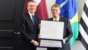 Governo de São Paulo recebe presidente da Letônia para discutir inovação e sustentabilidade