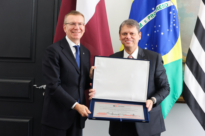 Governo de São Paulo recebe presidente da Letônia para discutir inovação e sustentabilidade