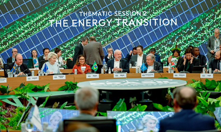 07.11.2025 – Segunda Sessão Temática da Mesa de Líderes: “Transição Energética” Presidente da República, Luiz Inácio Lula da Silva, durante a Segunda Sessão Temática da Mesa Redonda de Líderes: “Transição Energética”. Mesa Redonda de Líderes – Parque da Cidade – Belém (PA) Foto: Ricardo Stuckert / PR