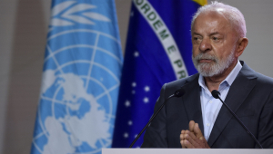 CLIMATE SUMMIT COP30 Brasil Amazonia 10.11.2025 - Belem - Presidente Luis Inacio Lula da Silva discursa durante a cerimonia de abertura a 30ª Conferência das Partes (COP30). Foto de Ueslei Marcelino/COP30