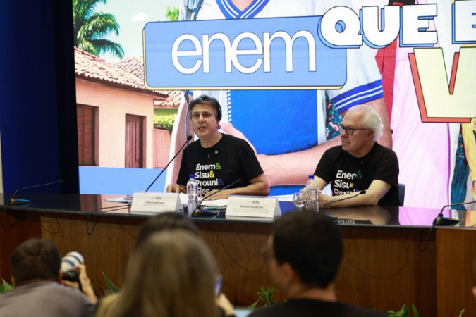 O Enem 2025 teve 4,8 milhões de participantes, com aproximadamente 70% de presença nos dois dias de prova, segundo dados preliminares do Inep. Foto: Angelo Miguel/MEC