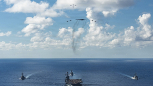 Gerald R. Ford Carrier Strike Group and U.S. Air Force B-52 Joint Operations