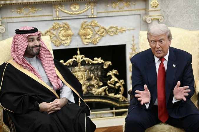Saudi crown prince meets Trump