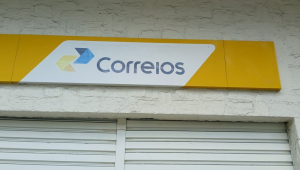 Fachada da agência do Correio na Avenida Interlagos, na zona sul de São Paulo