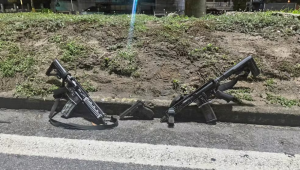 Fuzis e pistola foram apreendidos durante operação na Vila Kennedy