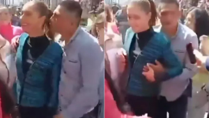 Presidente do México, Claudia Sheinbaum, sofre assédio sexual na rua, quando um homem tentou beijá-la