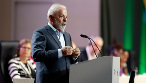 Presidente Lula, durante a cerimônia de abertura da COP30
